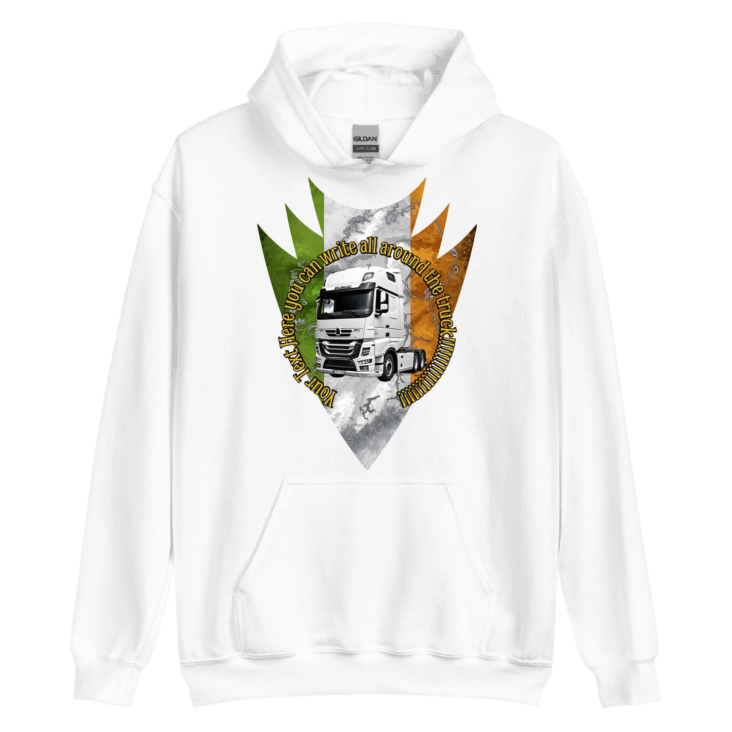 Personalisierbarer Truck/Nation Hoodie